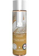 Jo H2o Water Based Flavored Lubricant Vanilla Cream 4oz