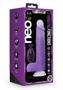 Neo Elite Encore Silicone Vibrating Dildo With Remote Control 8in - Purple