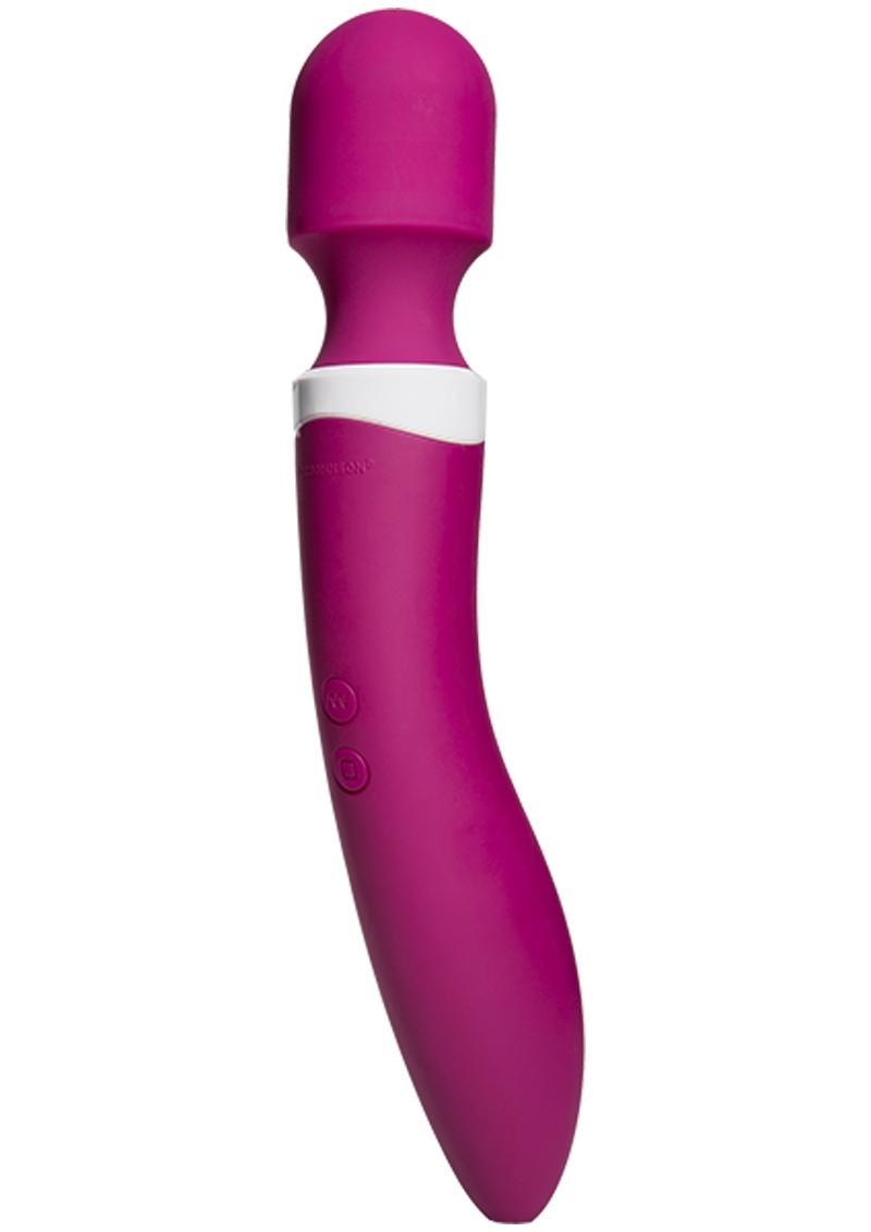 Ivibe Select Silicone Iwand Usb Rechargeable Vibrator Waterproof 10in - Pink