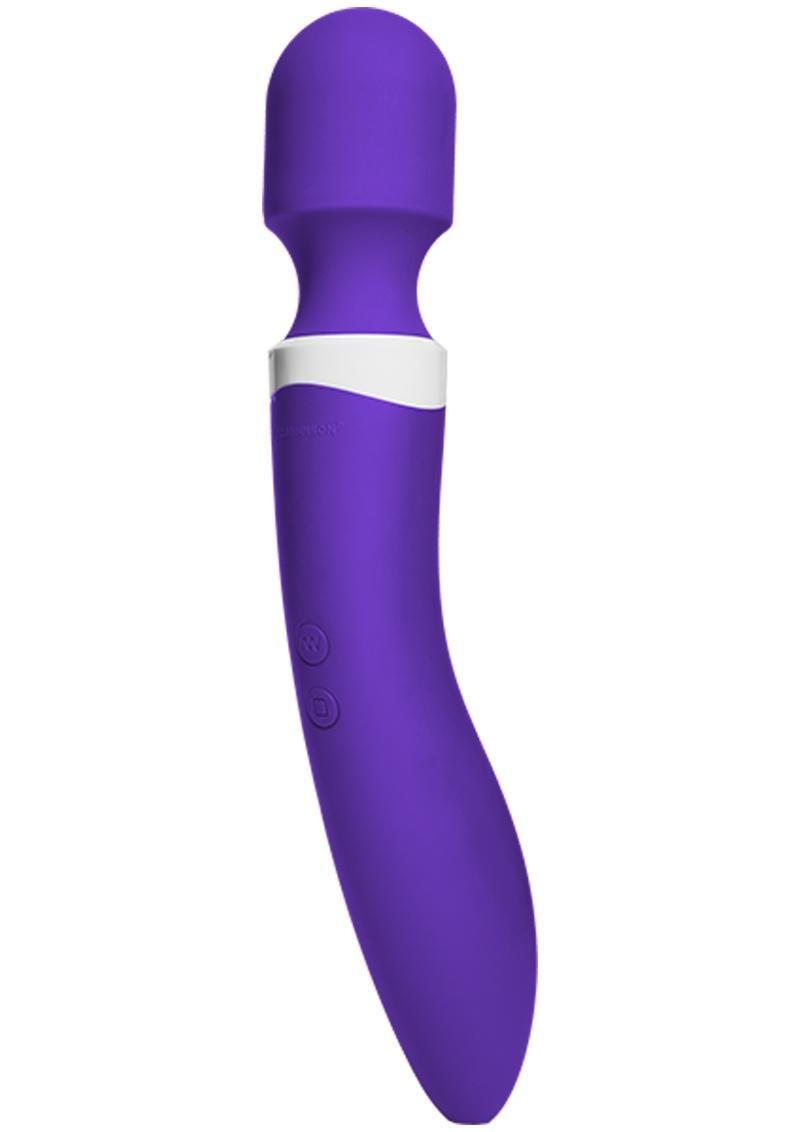 Ivibe Select Silicone Iwand Usb Rechargeable Vibrator Waterproof 10in - Purple